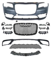 Kit complet de calandre avant et de feux antibrouillard YLD, sans trous pour capteurs de stationnement, pour Chrysler 300C SRT8 2015-2023