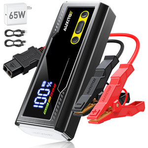 เครื่องช่วยสตาร์ทรถยนต์ AUXITO 10000A สำหรับเครื่องยนต์เบนซินและดีเซลทุกชนิด ความจุแบตเตอรี่ 24000mAh แบบพกพา พร้อมที่ชาร์จเร็ว 65W - Product Image 5