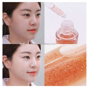 OEM Feuille d'or biologique 24 carats soin du visage vitamine C orange sanguine booster de peau sérum éclaircissant pour le visage - Product Image 6