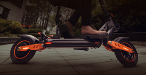 Patinete Eléctrico Plegable KuKirin G2 Max, Pantalla a Color, Asiento Desmontable, Llantas Anchas de 10 Pulgadas, para Campus, Parque y Entrega de Comida - Product Image 6