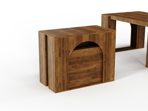 Mẫu bàn gấp gỗ cao cấp mới về, thiết kế tùy chỉnh OEM ODM, bàn ăn gỗ mở rộng sang trọng - Product Image 4