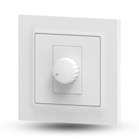 Personnalisable norme ue 400W interrupteur de régulation de commande de ventilateur panneau PC contrôle de la vitesse du ventilateur interrupteur mural régulateur de ventilateur de plafond