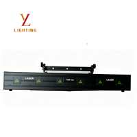 Lampe laser pleine couleur à six lentilles, système de balayage 15-25Kpps, contrôle PC automatique maître/esclave, éclairage d'effets de scène