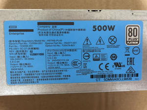 D'origine Pour HP Proliant DL360 DL380 <span class=keywords><strong>ML350</strong></span> <span class=keywords><strong>G9</strong></span> Serveur 500W Flex Fente Platine Alimentation 723594-001 754377-001 720478-B21 - Product Image 6
