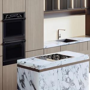 Cucine su Misura in Stile <span class=keywords><strong>Classico</strong></span> Francese per Ville, Set di Mobili Impermeabili con Isola per Appartamenti - Product Image 3