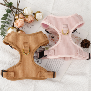 สายจูงสุนัขผ้าลูกฟูกแบบถักตาข่ายนุ่มระบายอากาศได้ดีทำจากยางเท็ดดี้โลโก้ได้ง่ายตามต้องการ - Product Image 2