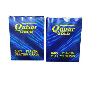 QAISAR LASER DOUBLE PACKING Factory Direct Supply Wholesale Playing Cards For Sale Super Plastic Cards Poker