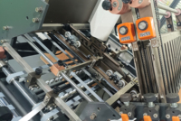 Machine à plier le papier automatique PLC avec engrenage de pompe et boucle, roulement Schneider, pour brochures, dépliants, livrets, inserts pharmaceutiques, 40~157 g/m², A3/A4/A5