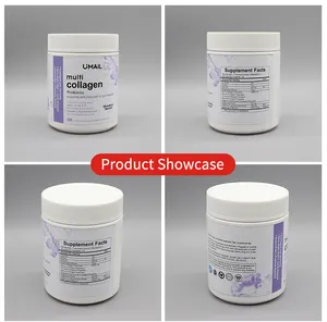 OEM Eigenmarke Kollagen Peptide Pulver Getränke Typen 1 und 3 für Haut, Haare und Nägel hydrolysiertes Kollagen-Supplement
