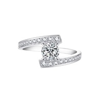 Bagues en diamant rond brillant de couleur D, qualité VVS, cultivé en laboratoire, 15 carats, en or massif 10K/14K/18K avec certification IGI, unisexe
