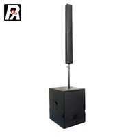 Sistem Audio Kolom Aktif YinBa V5 Mini, Speaker Kolom Bertenaga untuk Gereja, Aula Perjamuan, Konferensi, Instalasi Tetap