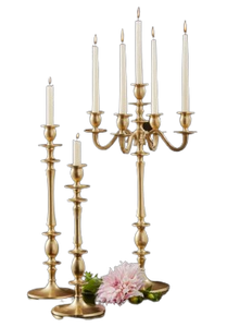 Candélabre antique à trois bras poli brillant nouveau support de bougie de couleur argent de conception pour la décoration de maison et de mariage - Product Image 4