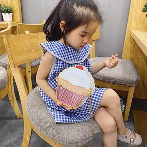 Tas Selempang Anak Baru Model Fancy, Mini Lucu Rantai Es Krim Kue, Dompet Koin Anak - Product Image 3