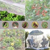 Filet anti-insectes à mailles fines Filet de protection des cultures Moustique Bug Barrière Serre Cultiver Anti Oiseau Jardin Filet anti-insectes
