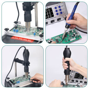 สถานีอุ่นร้อนอเนกประสงค์ Xtester 853AAA+ พร้อมหัวแร้งบัดกรีและดูดตะกั่วสำหรับงานซ่อมอิเล็กทรอนิกส์ - Product Image 5