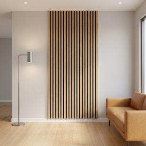 Panneaux acoustiques en bois imperméables WYC de conception graphique moderne, insonorisants pour salon, chambre, hôtel, NRC 90% - Product Image 6