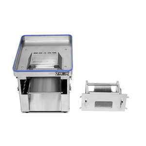 850W 모터 조절 가능한 3-5mm 스테인리스 스틸 고기 슬라이서 - Product Image 5