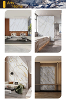 Panneau mural SPC de haute qualité 1220*2440mm, chambre moderne, feuille de marbre WPC PVC, insonorisé, intérieur protégé contre les UV, imperméable, villas