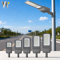 Lampadaire LED extérieur étanche IP66 120LM/W 50W 100W 150W 200W 300W AC85-277V en aluminium avec boîtier PC pour jardin, route et parking