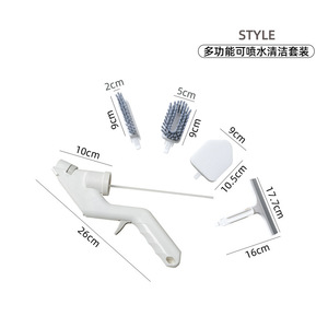 Kit de Cepillos de Limpieza Multifuncional Zenidoo para Cocina y Baño, Juego de 5 Piezas, Cerdas de Nylon, Mango de Plástico, para Azulejos y Neumáticos de Auto - Product Image 5