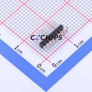 KH-1.27PH90-1X8P-L10.5 Pin Header Bent Lead Through Hole,P=1.27mm Connector 1x8P 1.27mm Pin Header Right Angle Insert - Product Image 2