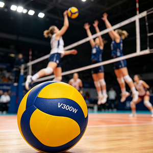Balones de Voleibol V300W con Logotipo Personalizado, Balón de Voleibol de PU Ecológico, Duradero y de Alta Calidad para Entrenamiento de Adultos - Product Image 2