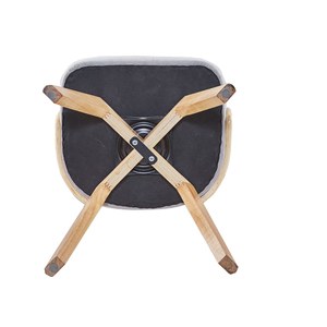 Chaise rotative moderne à usage hôtelier pour salle à manger, pieds en bois et caoutchouc, siège en tissu, nouvelle collection <span class=keywords><strong>2020</strong></span> - Product Image 6