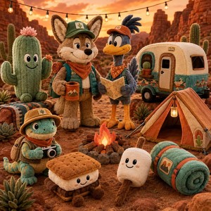 Set <span class=keywords><strong>de</strong></span> Peluches Novedosos <span class=keywords><strong>de</strong></span> Animales del Desierto para Senderismo, Muñecos <span class=keywords><strong>de</strong></span> Peluche <span class=keywords><strong>de</strong></span> Coyote, Roadrunner y <span class=keywords><strong>Cactus</strong></span> - Product Image 1