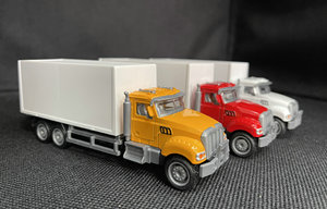 Logotipo personalizado 1:50 metal <span class=keywords><strong>juguete</strong></span> <span class=keywords><strong>furgonetas</strong></span> vehículos rojo Amarillo Blanco deslizamiento coche Diecast carga camión <span class=keywords><strong>de</strong></span> <span class=keywords><strong>juguete</strong></span> para regalos <span class=keywords><strong>de</strong></span> empresa promocionales - Product Image 6