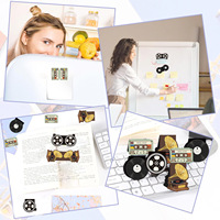Articles de médias rétro insolites Cassettes Disques vinyle Signet cadeau unique en vrac