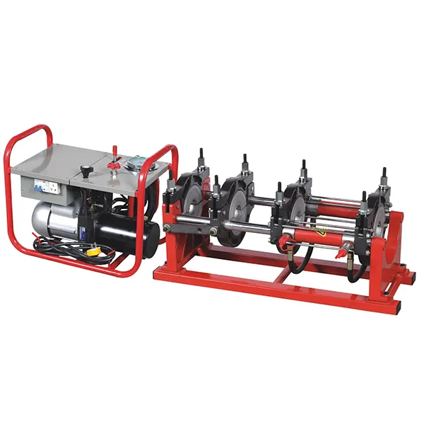 HDPE electrofusión de soldador de fusión a tope máquina