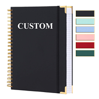 Carnet à spirales personnalisable A5, carnet de notes, couverture en cuir, journal, carnet à spirales, agendas A5, cadeau promotionnel personnalisé