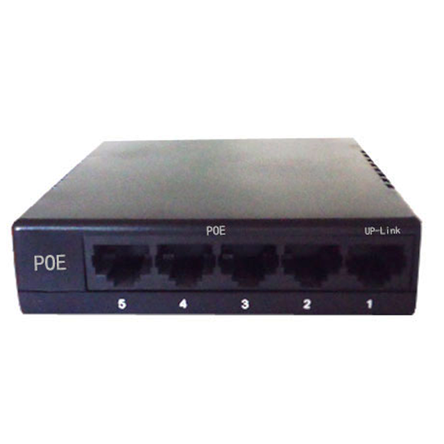 5 Port 10/100Mbps Non-standard Switches POE Switch 4 POE RJ45port +1UPlink, 14 Years OEM, Steel Case,12V2A, Passive Switches