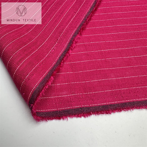 Tissu mélangé Mindun <span class=keywords><strong>Jersey</strong></span> à rayures en <span class=keywords><strong>lin</strong></span> 70/30 rayonne <span class=keywords><strong>au</strong></span> toucher doux - Product Image 5