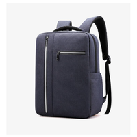 Sac à dos unisexe étanche et tendance pour ordinateur portable avec bretelles arquées, fermeture éclair, port USB, en polyester et nylon, capacité 20-39L