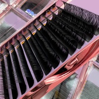 Sèche-cils en cachemire doux et foncé, extensions de cils duveteux mat