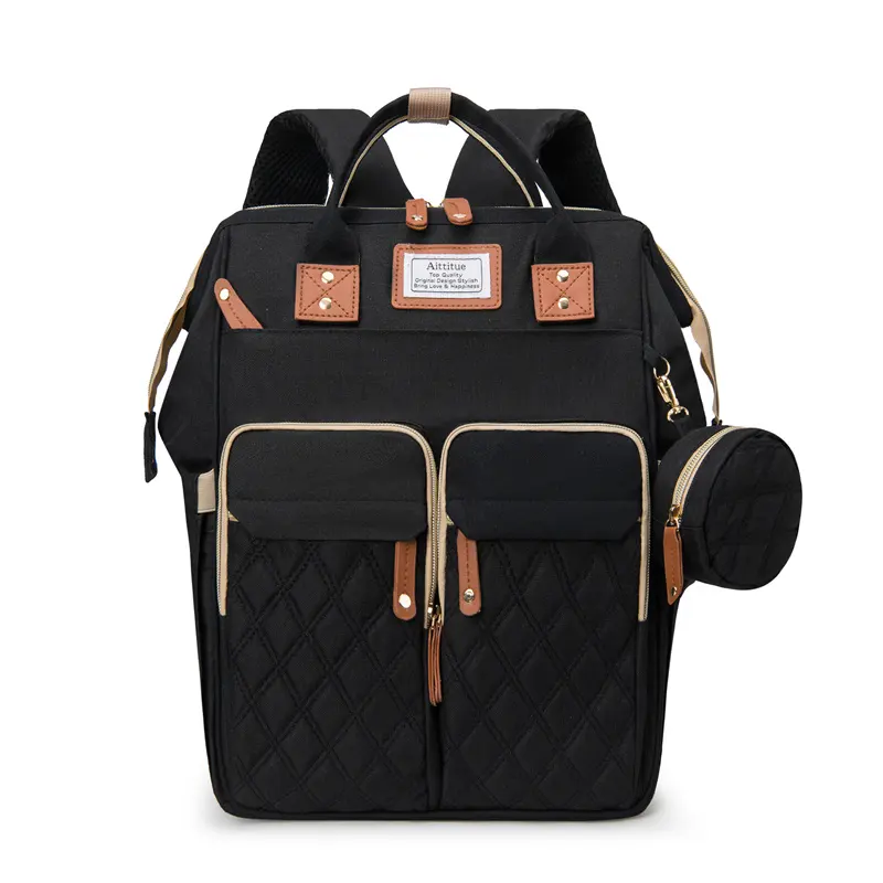 multi functional mommy bag high quality travel mummy baby diaper bag backpack 3 in 1 diaper bag