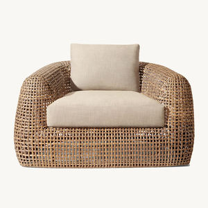 Luxury Modern <b>Rattan</b> Aluminum Farmhouse Park Villa Apartment Hotel Garden Set Eco-Friendly UV Resistant Waterproof - Product Image 2