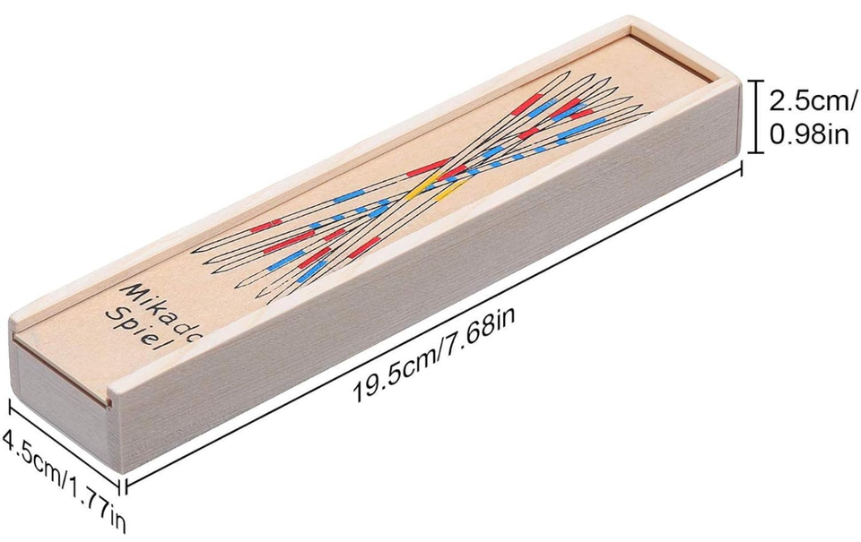 Hot Selling Wooden Pick up Sticks Traditional Bamboo Mikado Game Set ...