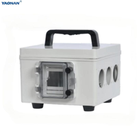 Boîte de distribution d'alimentation portable, étanche, en ABS, anti-poussière, pour travaux de construction en extérieur