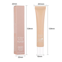 Baume à lèvres non collant en gros, en stock, longue tenue, hydratant, enrichi en vitamine E, teinté, brillant, marque privée