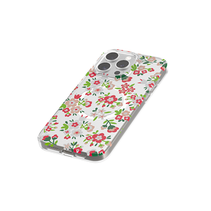 Custodia per telefono cellulare per iphone 15 14 pro max chiaro magnetico rosso fiori selvatici guscio del telefono cellulare personalizzare il vostro disegno - Product Image 4