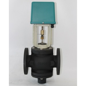 Vanne électrique bidirectionnelle à régulation Longyao Shuangyong, AC 220 V, pour le contrôle de l'eau, 0-1 MPa, type à bride - Product Image 1