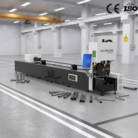 Máquina de Corte por Láser de Fibra para Tubos Metálicos Cuadrados y Rectangulares, Construcción Naval, Fabricación de Conductos HVAC, Alta Productividad, IA