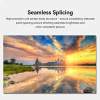 Écran mural vidéo led extérieur d'usine Les écrans led polychromes P5 haute luminosité IP65 imperméabilisent l'affichage led