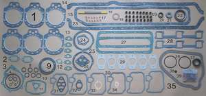 Junta de Culata GYA de Papel, Material OE 3460160820, Código de Motor OM346 T2/L L2624, 1 Año de Garantía, Mercedes-Benz GY-BZ-002 - Product Image 3