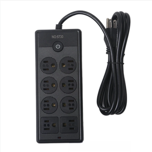 新时代新产品办公家居4插孔带模块化可扩展选项电源板美式插座电源 - Product Image 3