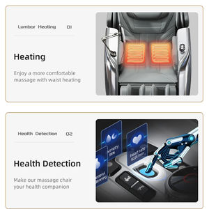 Fuß<span class=keywords><strong>massage</strong></span>-Sessel Xl Robotisch Extra Groß SL Track Beste Schwerelosigkeit Ganzkörper Elektrisch 4D Luxus Massagesessel 2024 - Product Image 4