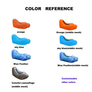 Canapé gonflable pliable moderne, chaise de plage avec sacs de compression pour le camping, écologique, léger, pour l'extérieur - Product Image 6