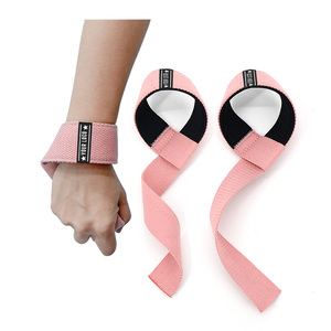 Logotipo personalizado Correas de levantamiento de pesas Entrenamiento de fuerza Acsesorios Correas de algodón para levantamiento de pesas - Product Image 2